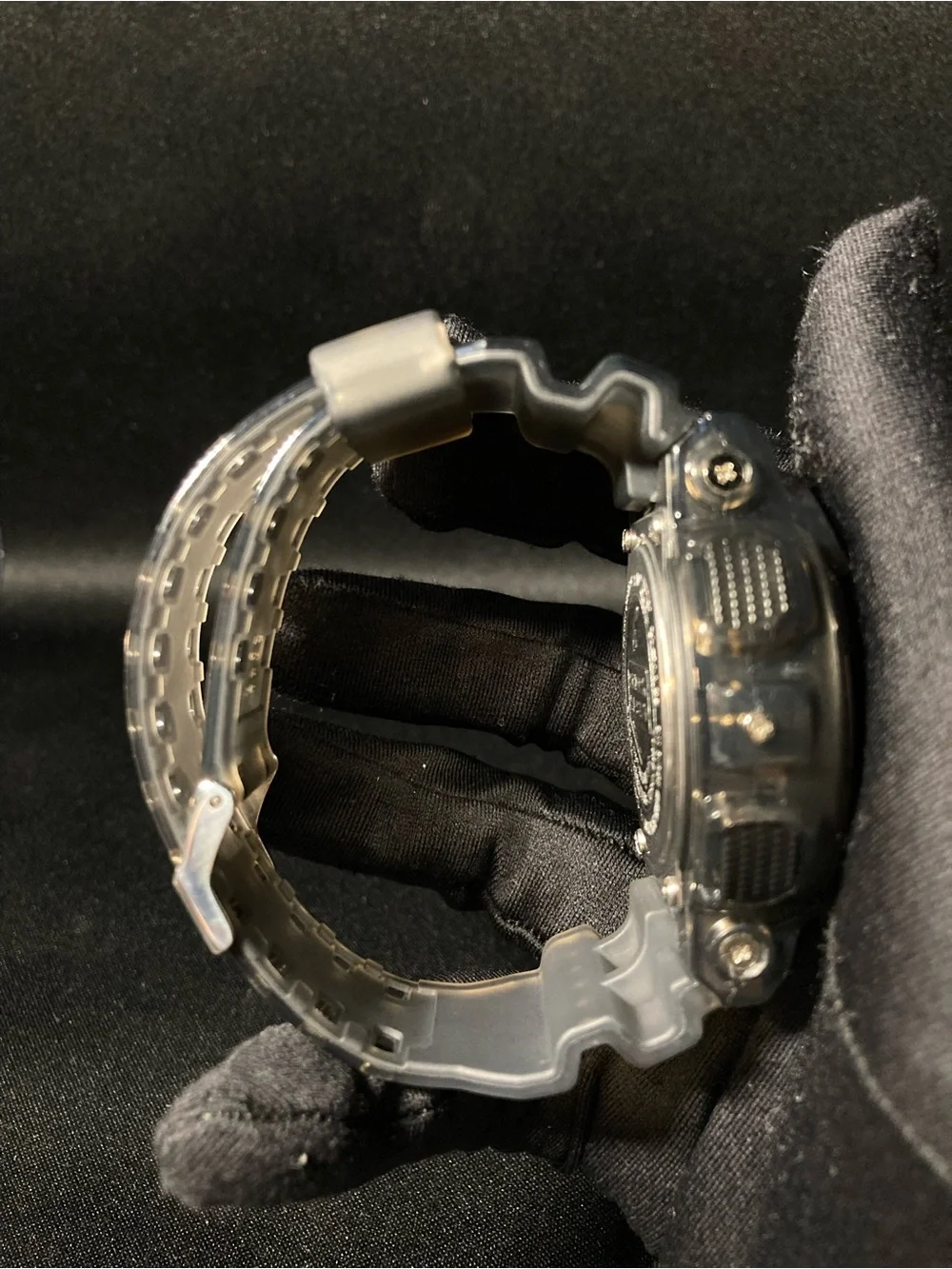 Clear Black G Shock Ga110